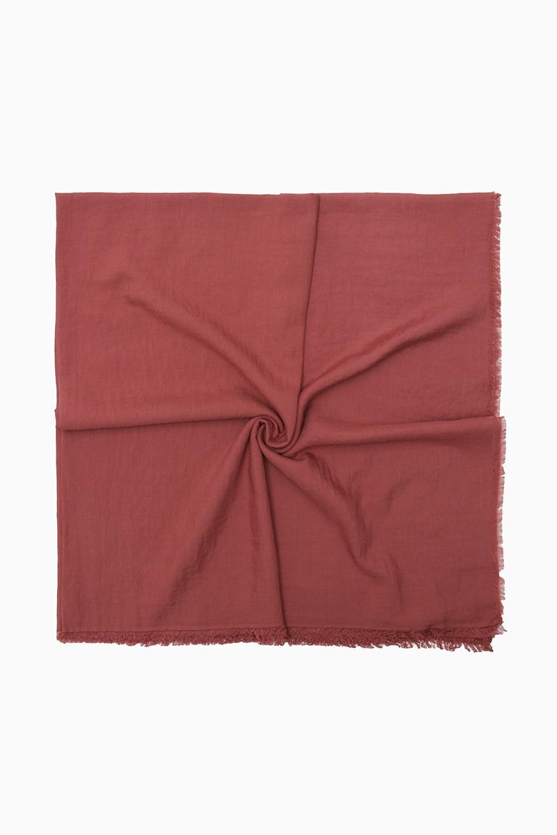 Fivescarf Gül Kurusu Maxi Cotton Eşarp