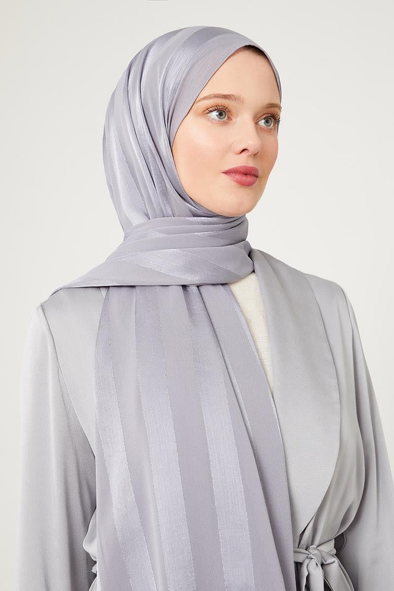 Fivescarf Gümüş Sim Şeritli Tokyo Şal