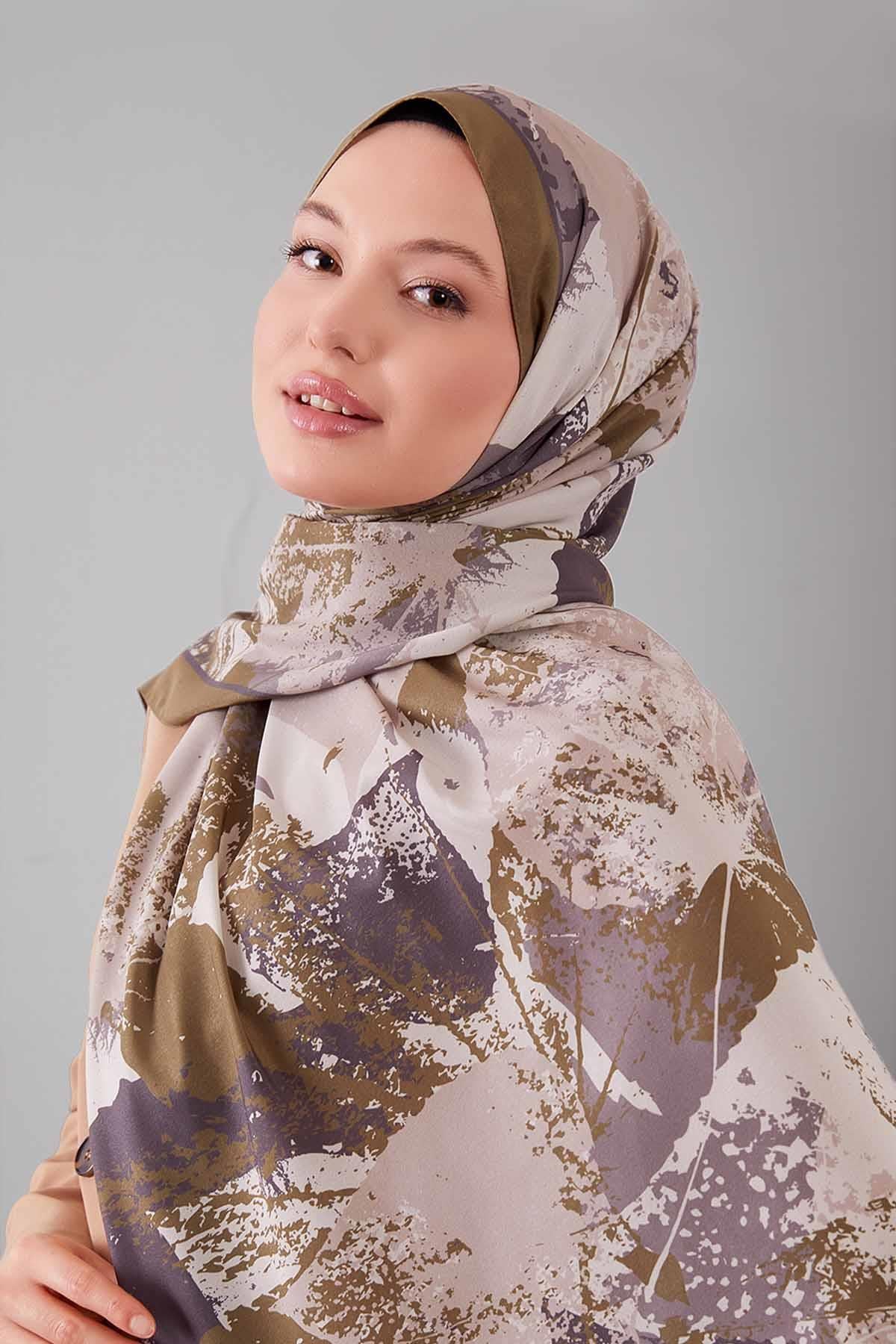 Fivescarf Haki Yaprak Desen Moos Chrep