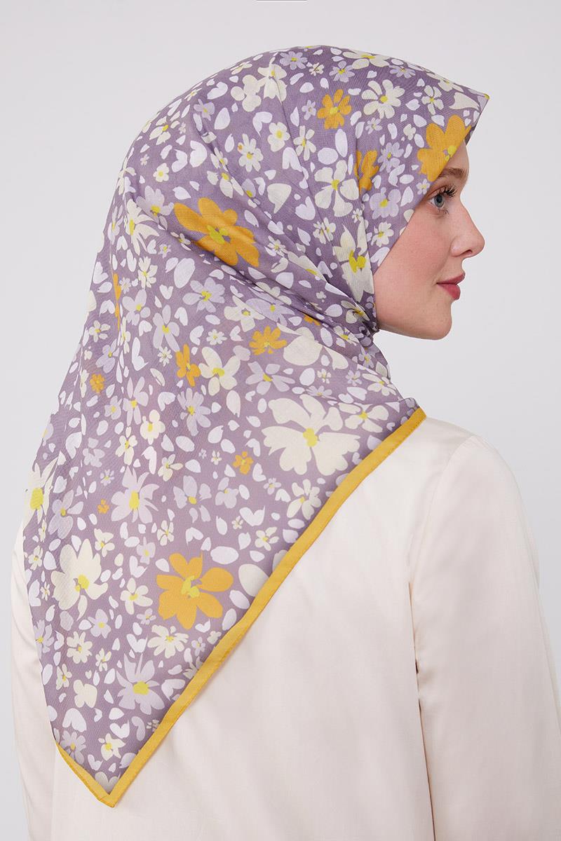 Fivescarf Hardal Soft Cotton Eşarp