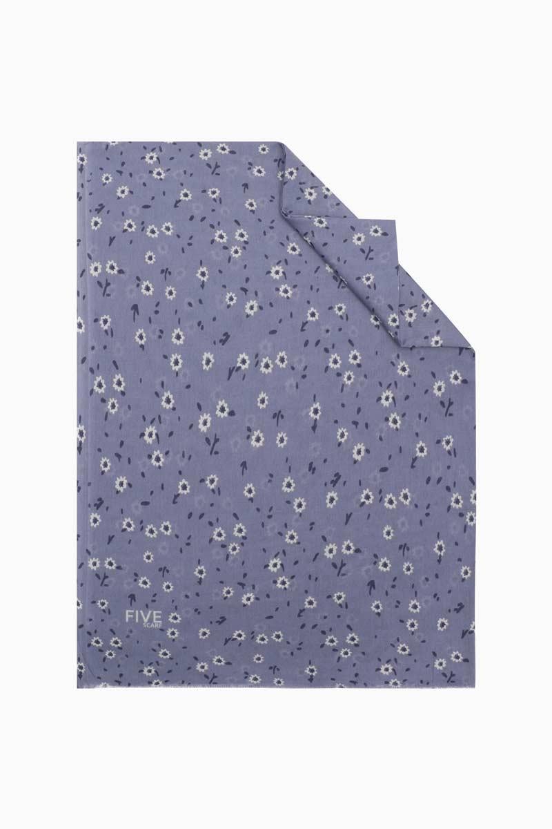 Fivescarf İndigo Relax Garden Şal