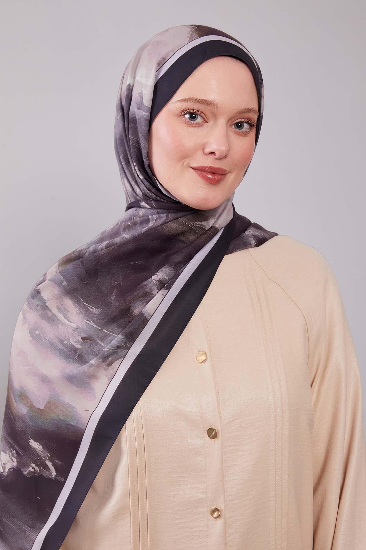Fivescarf K.Vizon Soyut Desen Clover Şal