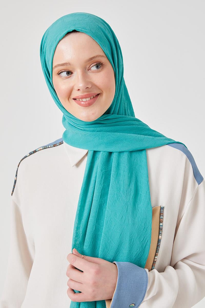 Fivescarf K.Yeşil Frozen Şal