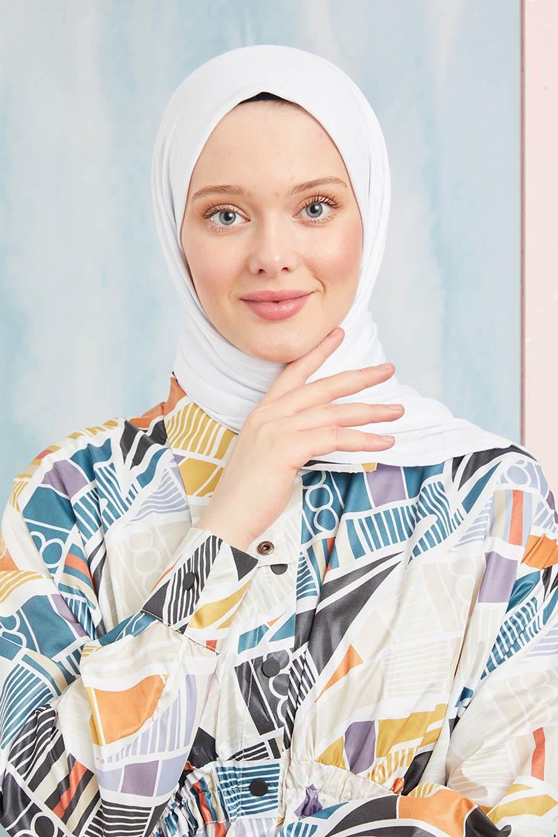 Fivescarf Kar Beyaz Five Penye Şal