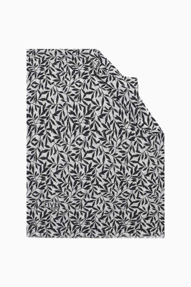 Fivescarf Kırık Beyaz Relax Sarmaşık Şal