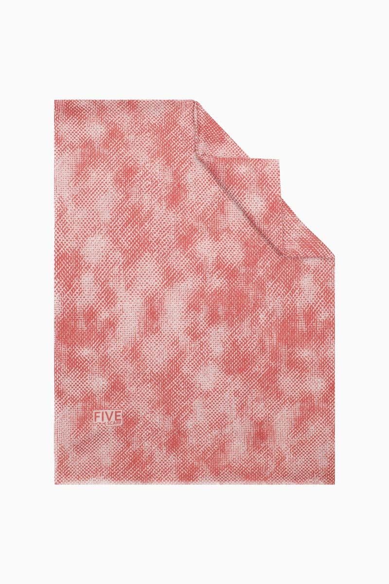 Fivescarf Kırmızı Relax Bulut Batik Şal
