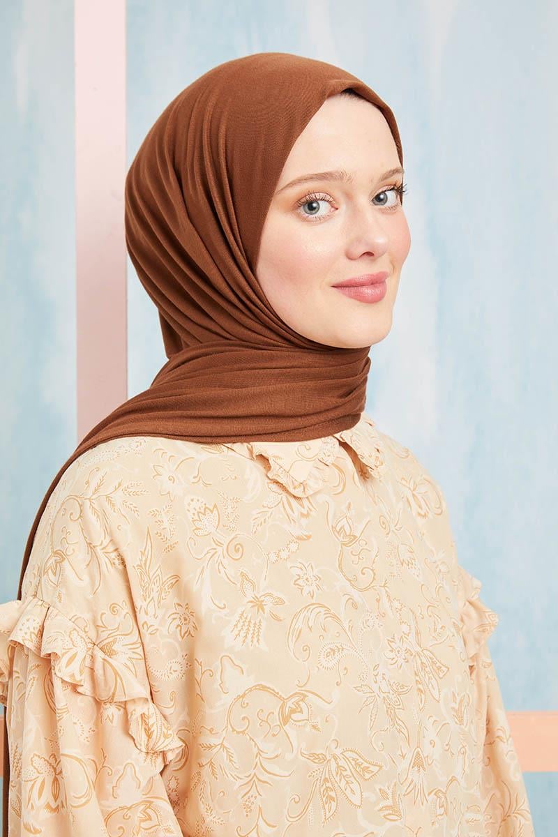 Fivescarf Kızıl Kahve Five Penye Şal