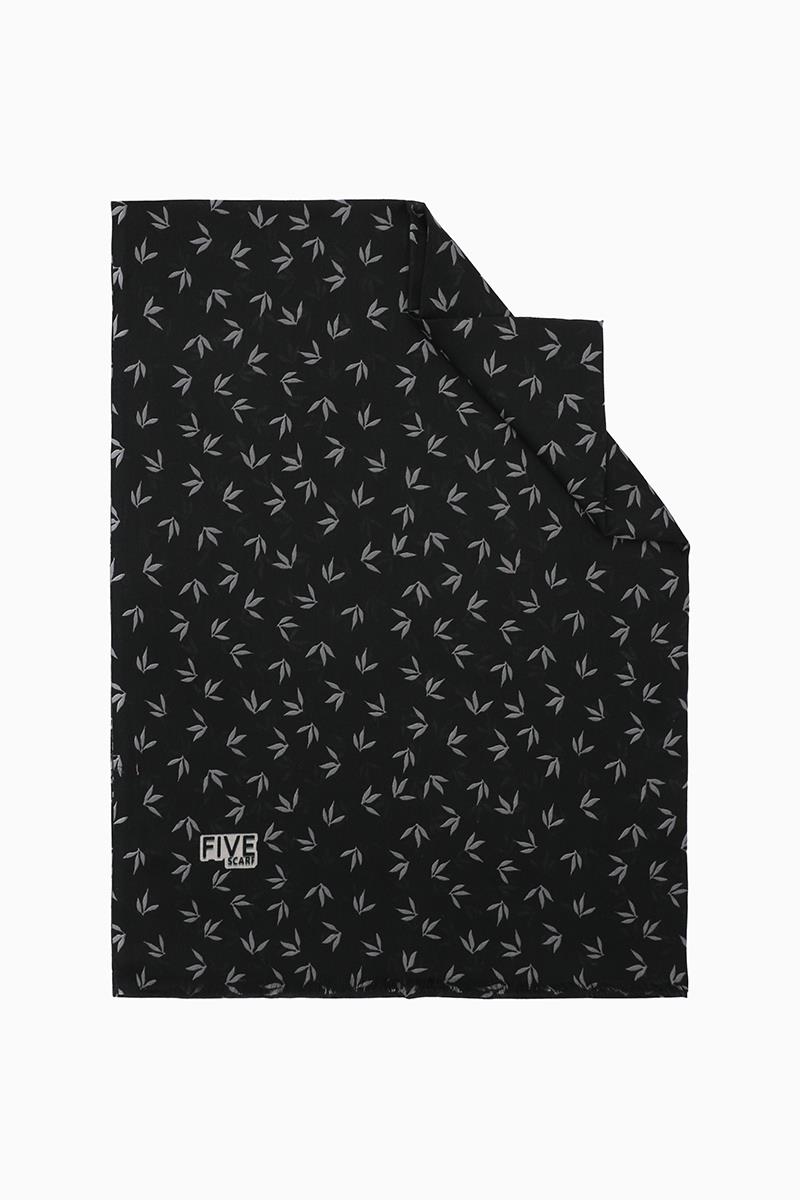 Fivescarf Koyu Gri Relax Yonca Şal