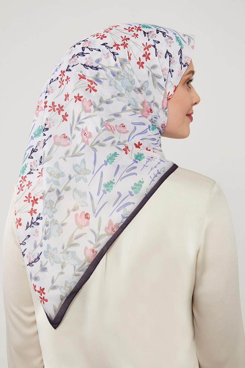 Fivescarf Koyu Lacivert Soft Cotton Eşarp