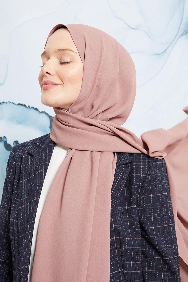 Fivescarf Koyu Pudra Otto Şal