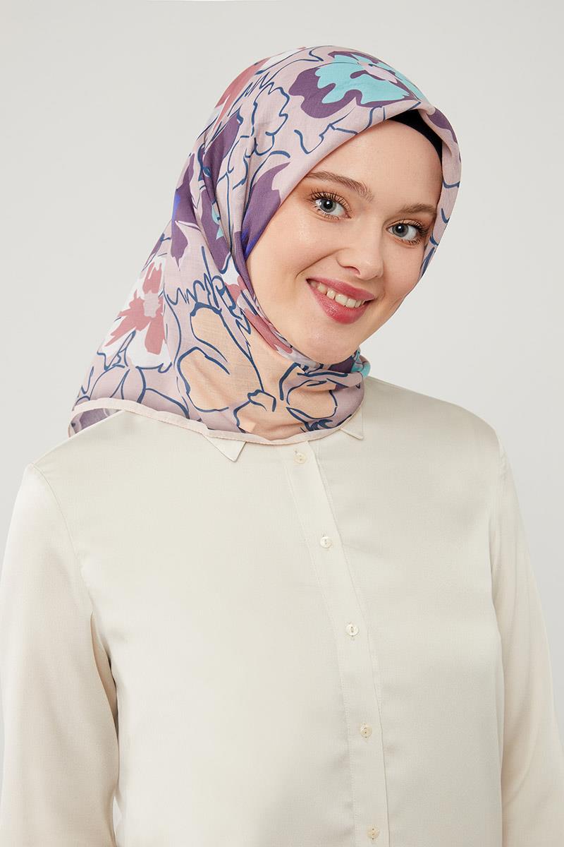 Fivescarf Koyu Somon Soft Cotton Eşarp