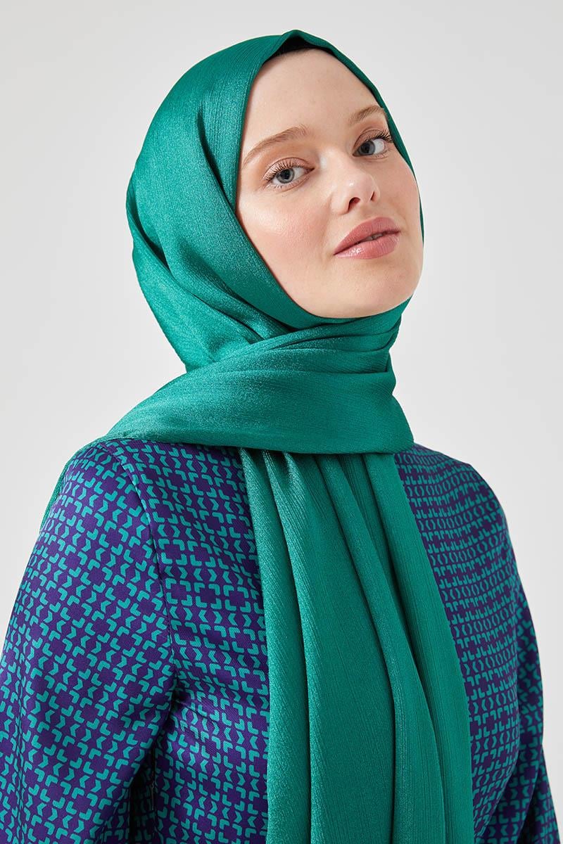 Fivescarf Küf Yeşili Crystal Şal