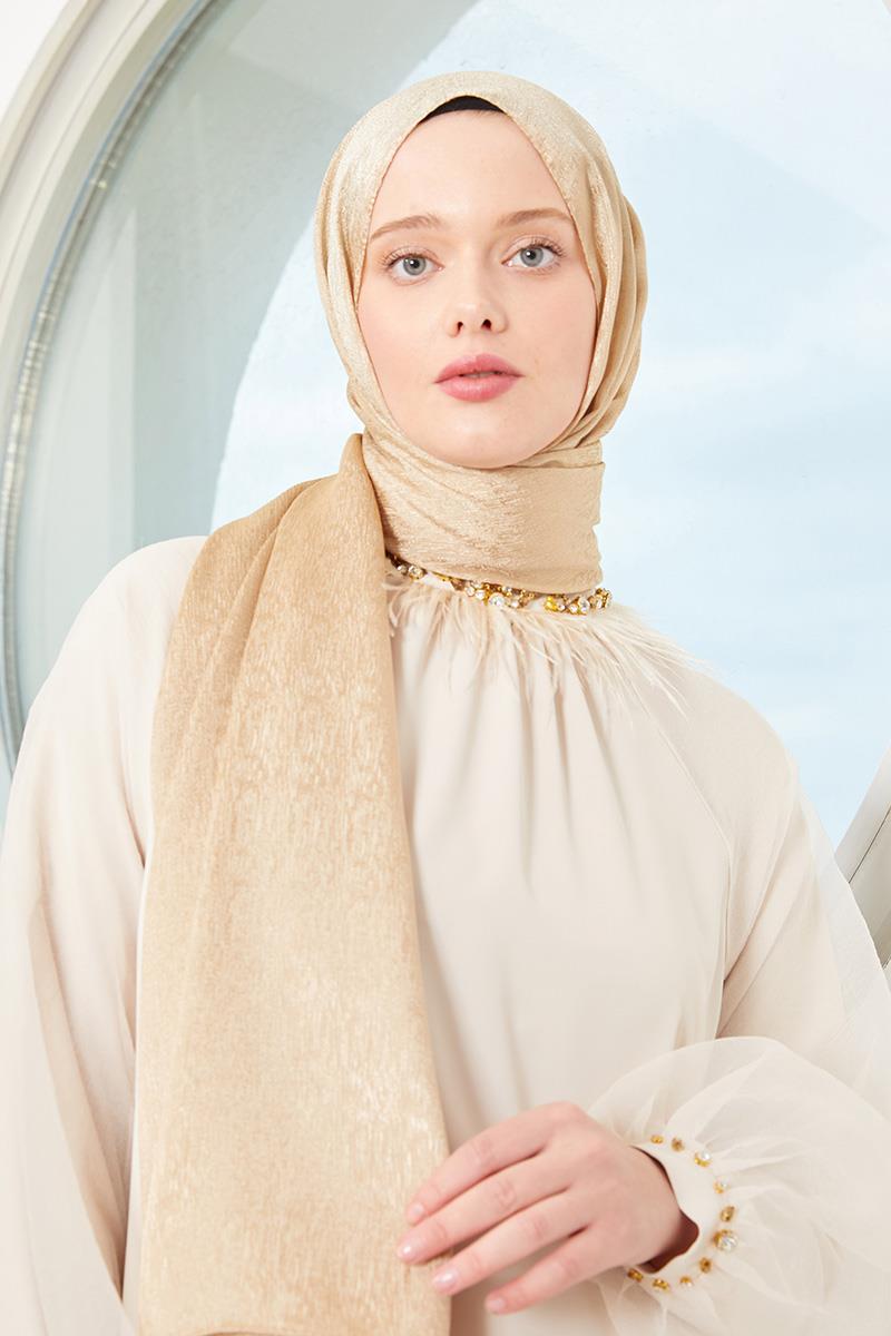 Fivescarf Kum Elmas Abiye Şal