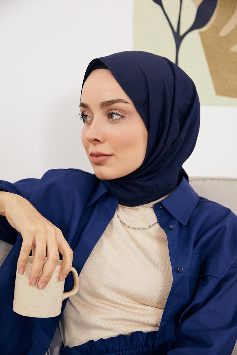 Fivescarf Lacivert Tensel Şal