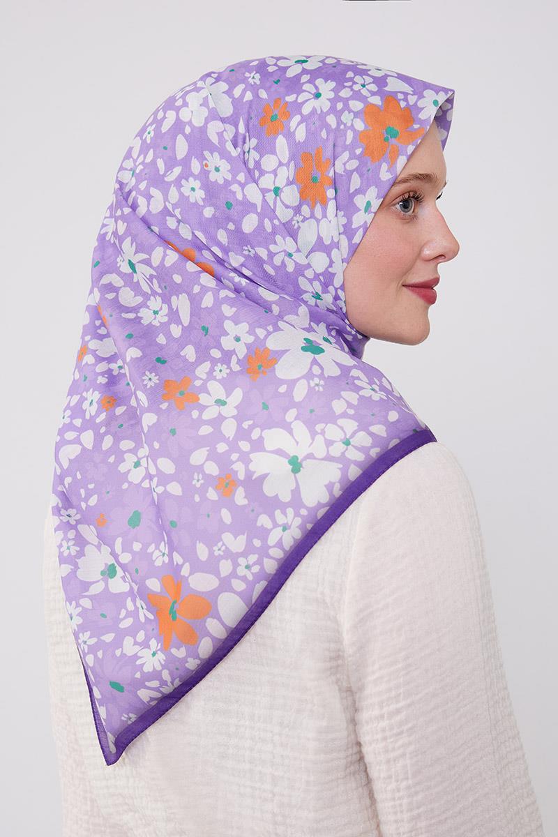 Fivescarf Lavanta Soft Cotton Eşarp