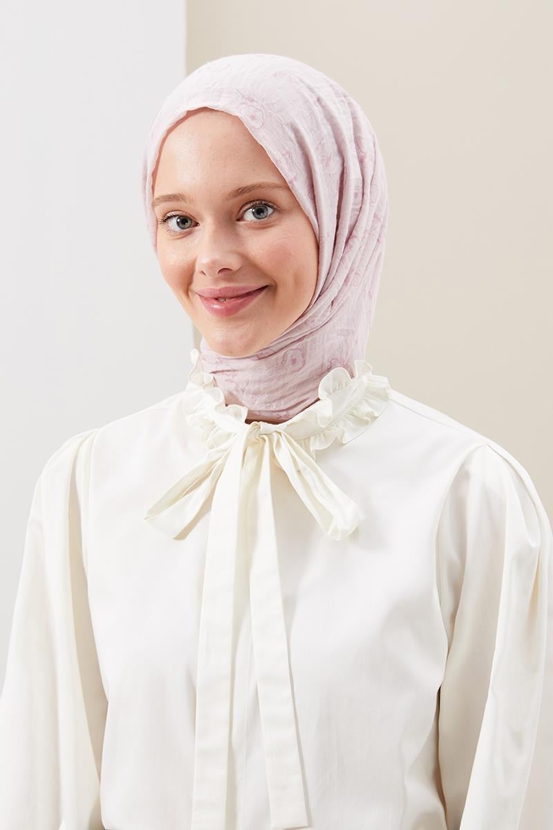 Fivescarf Leylak Gül Comfort Line Şal