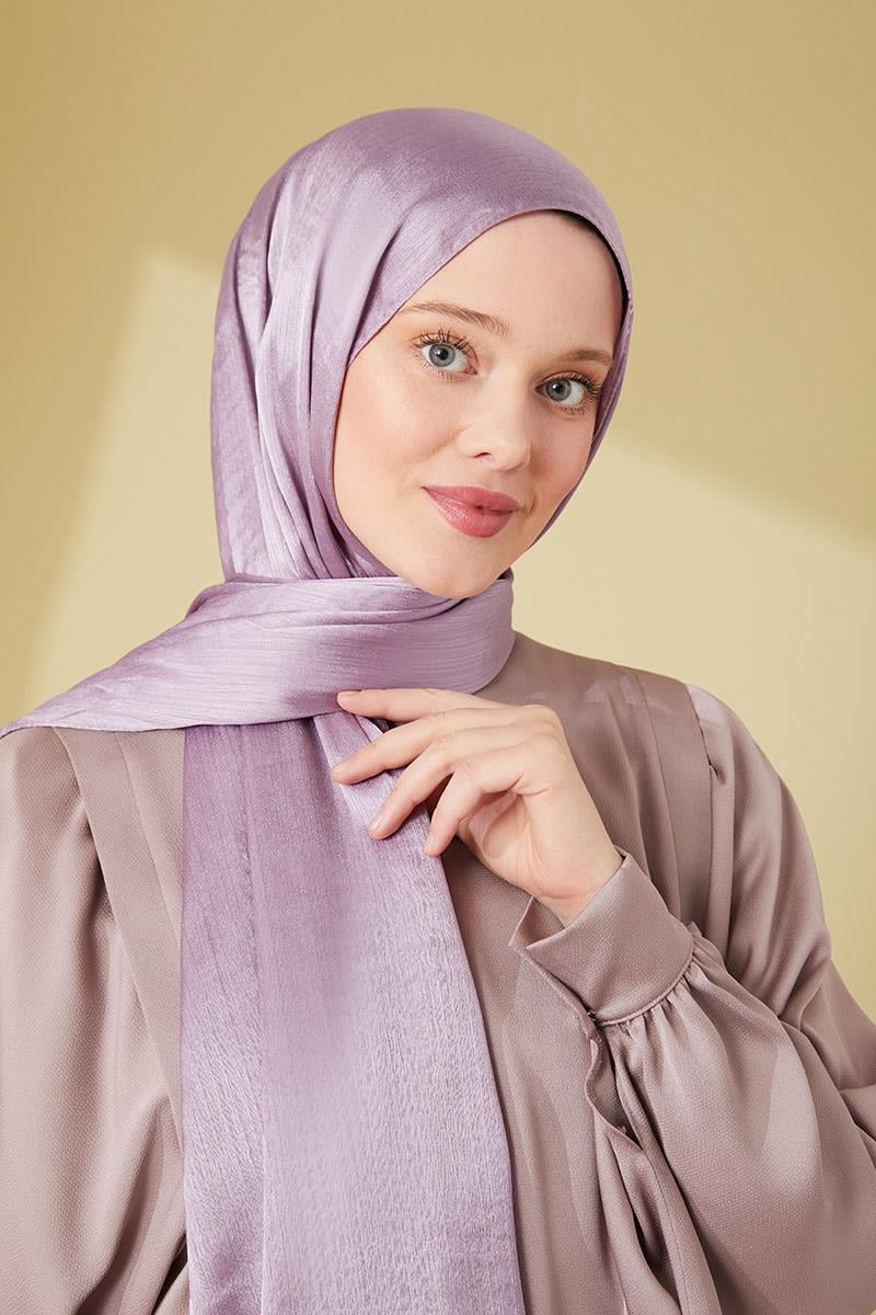Fivescarf Lila Janjan Abiye Şal