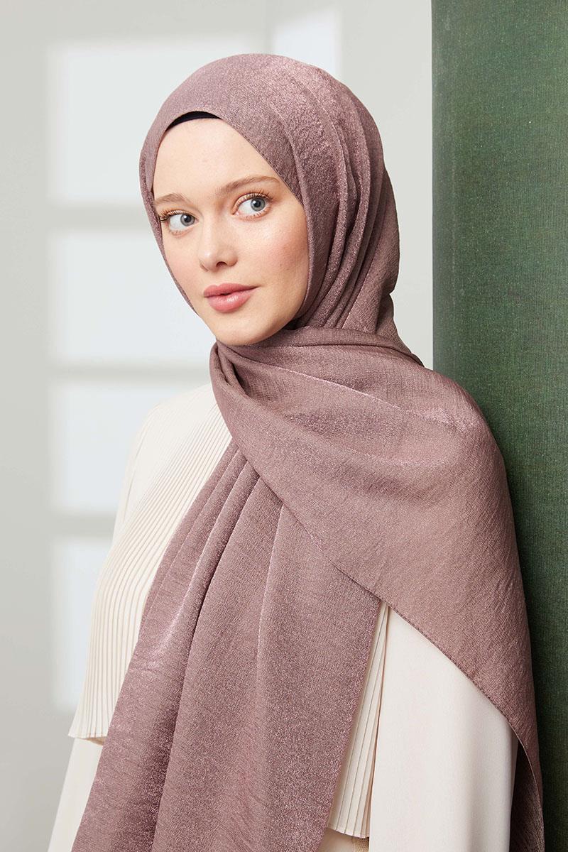 Fivescarf Lila Pırıltı Şal