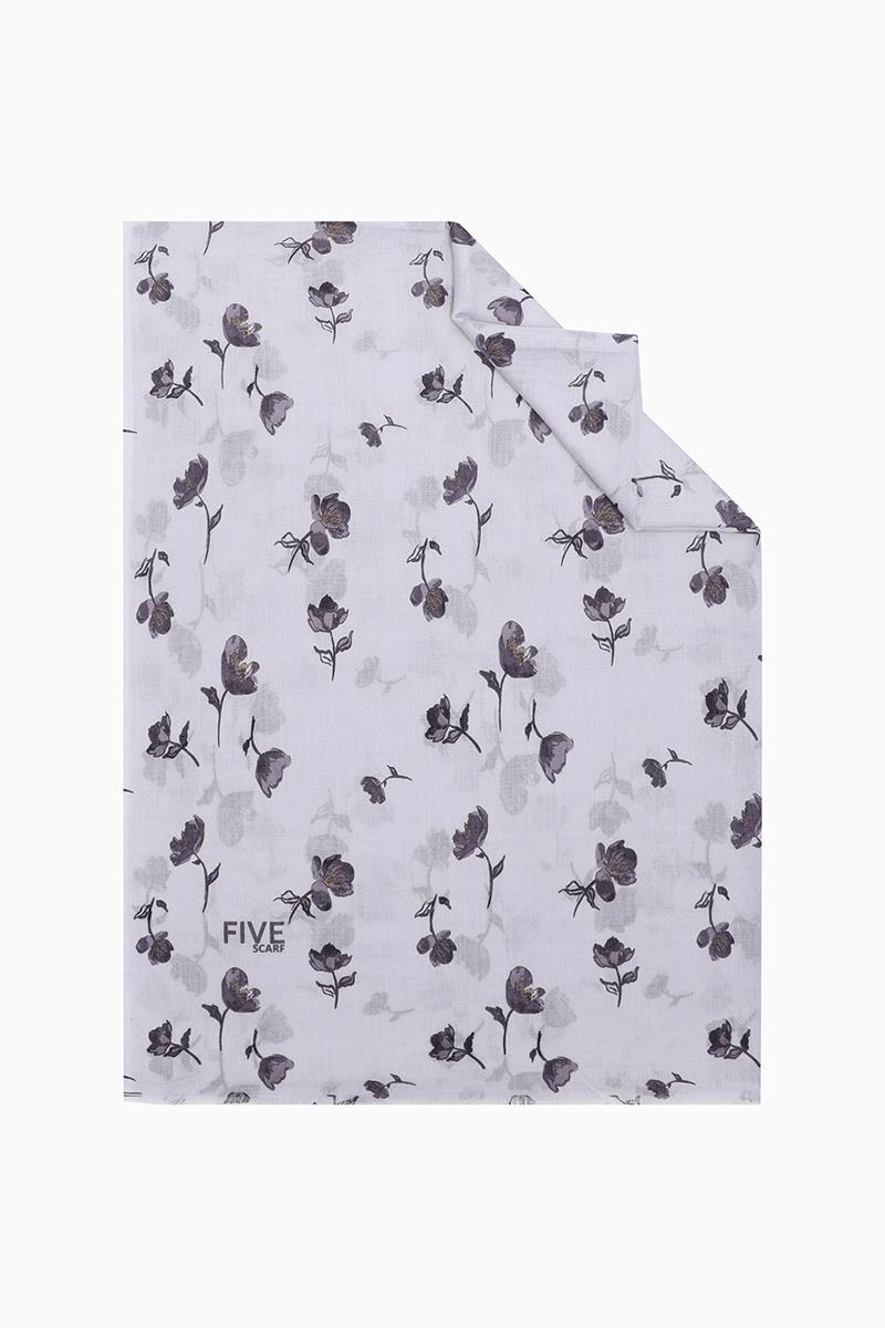 Fivescarf Lila Relax Gelincik Şal