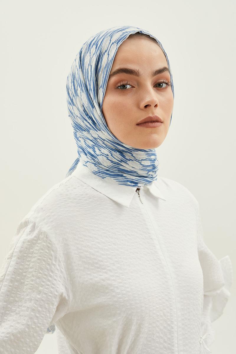 Fivescarf Mavi Bulut Comfort Line Şal