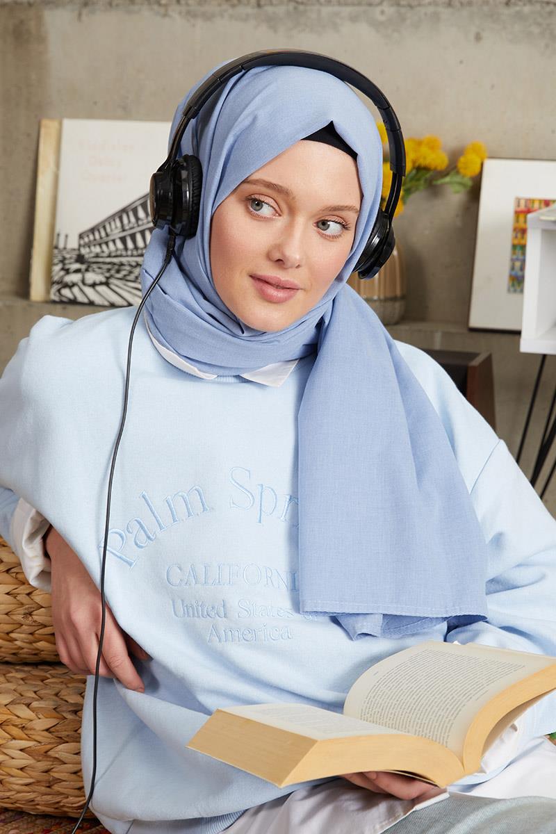 Fivescarf Mavi Harman Şal