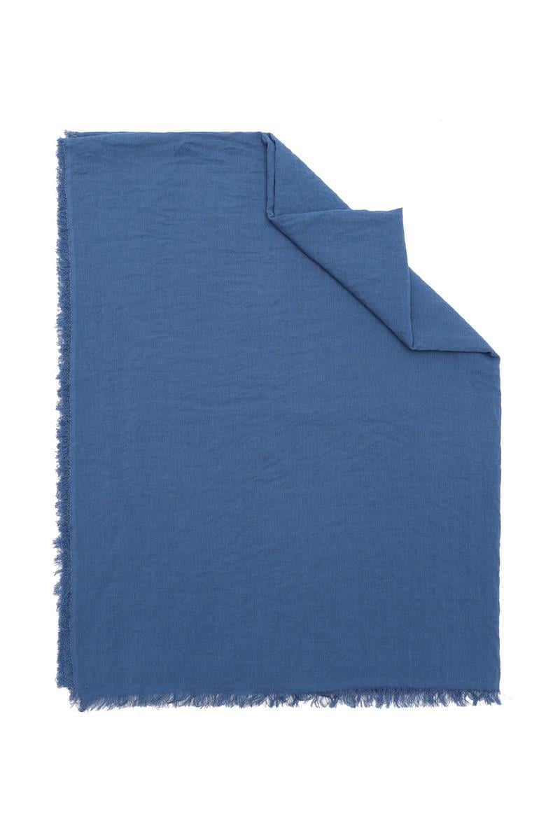 Fivescarf Mavi Maxi Cotton Şal