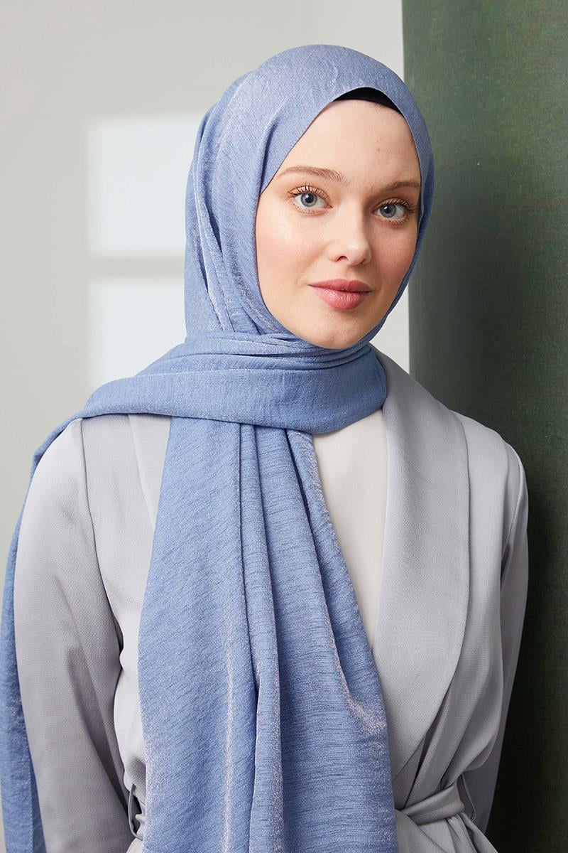 Fivescarf Mavi Pırıltı Şal