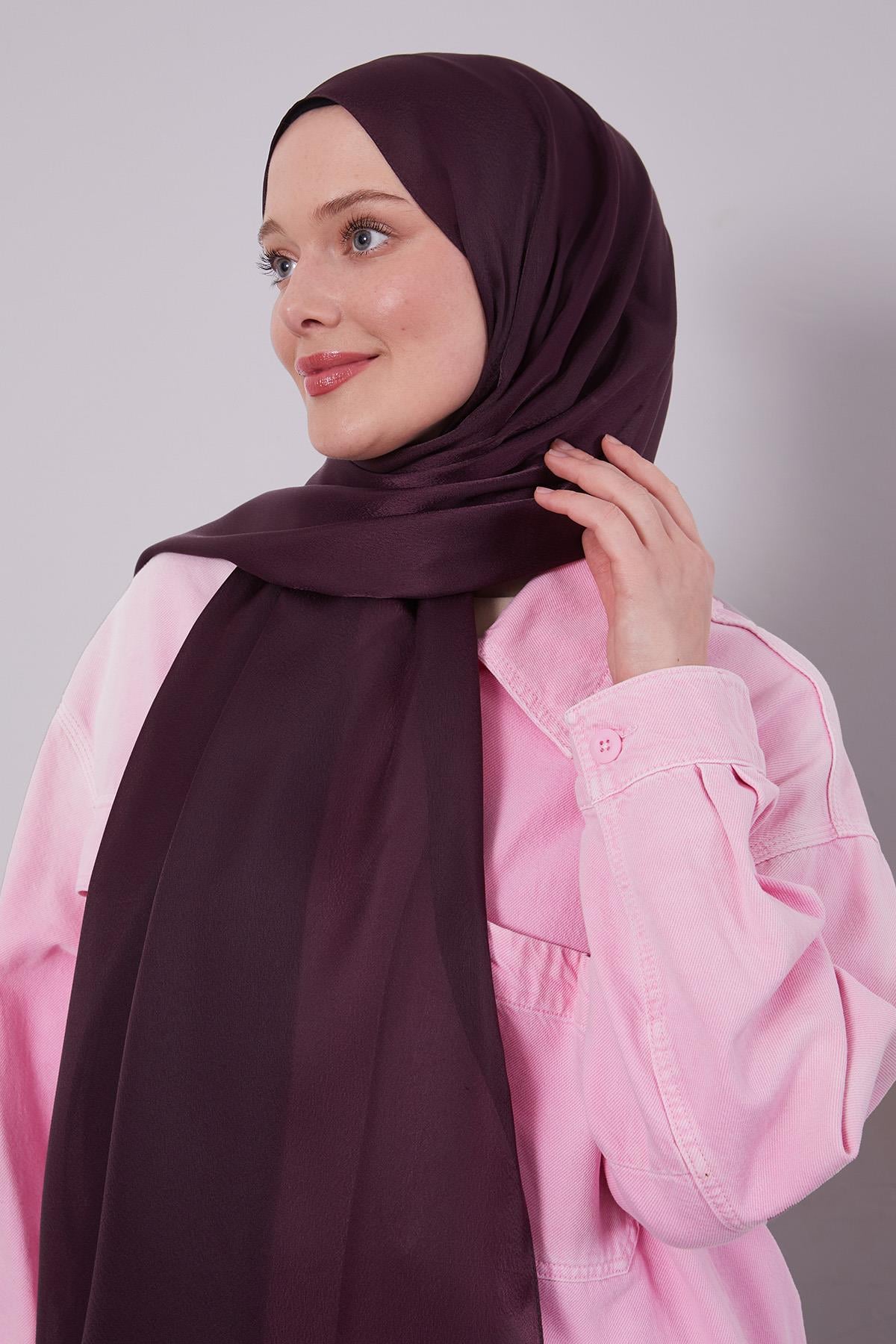 Fivescarf Menekşe Düz Purple Şal