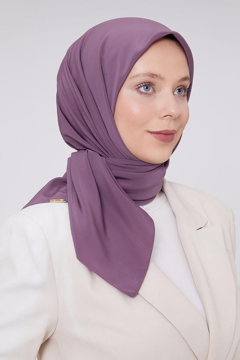 Fivescarf Menekşe Medine İpeği Eşarp