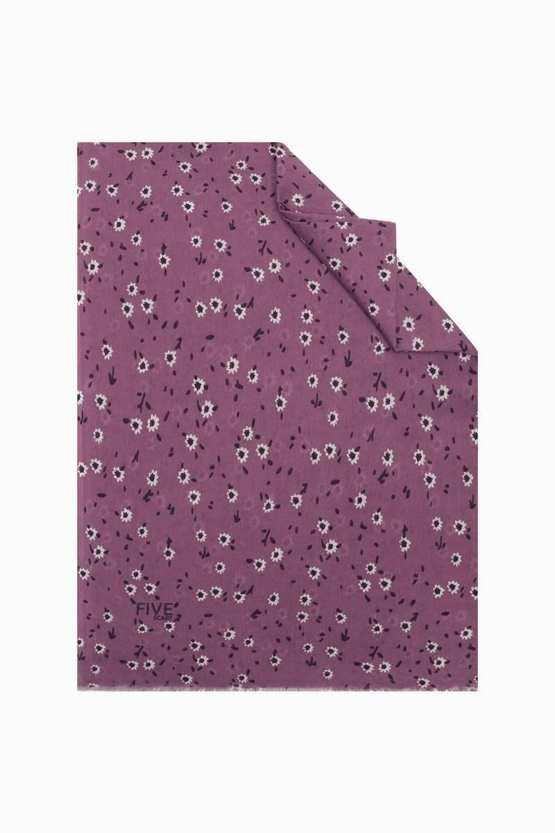 Fivescarf Menekşe Relax Garden Şal