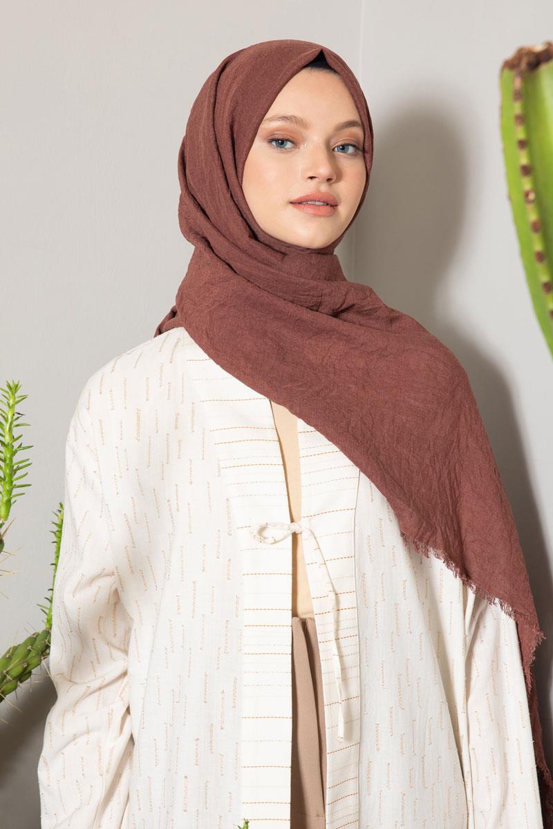 Fivescarf Mercan Maxi Peru Şal