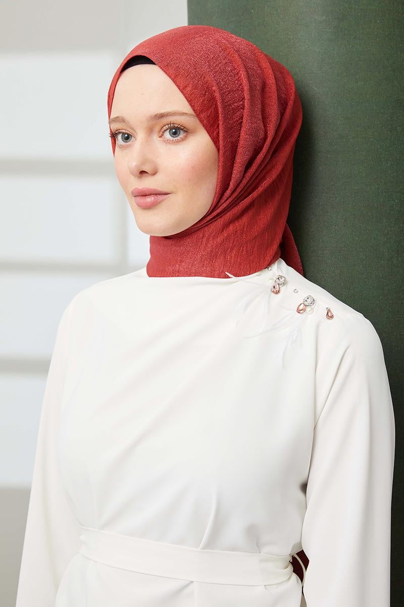 Fivescarf Mercan Pırıltı Şal