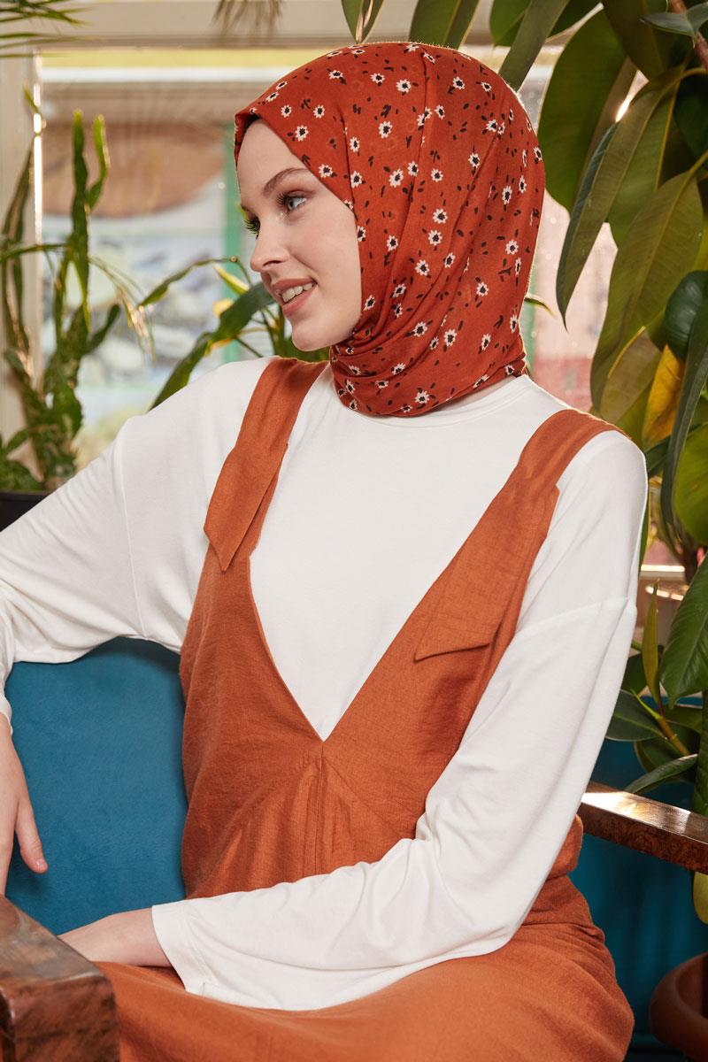 Fivescarf Mercan Relax Garden Şal