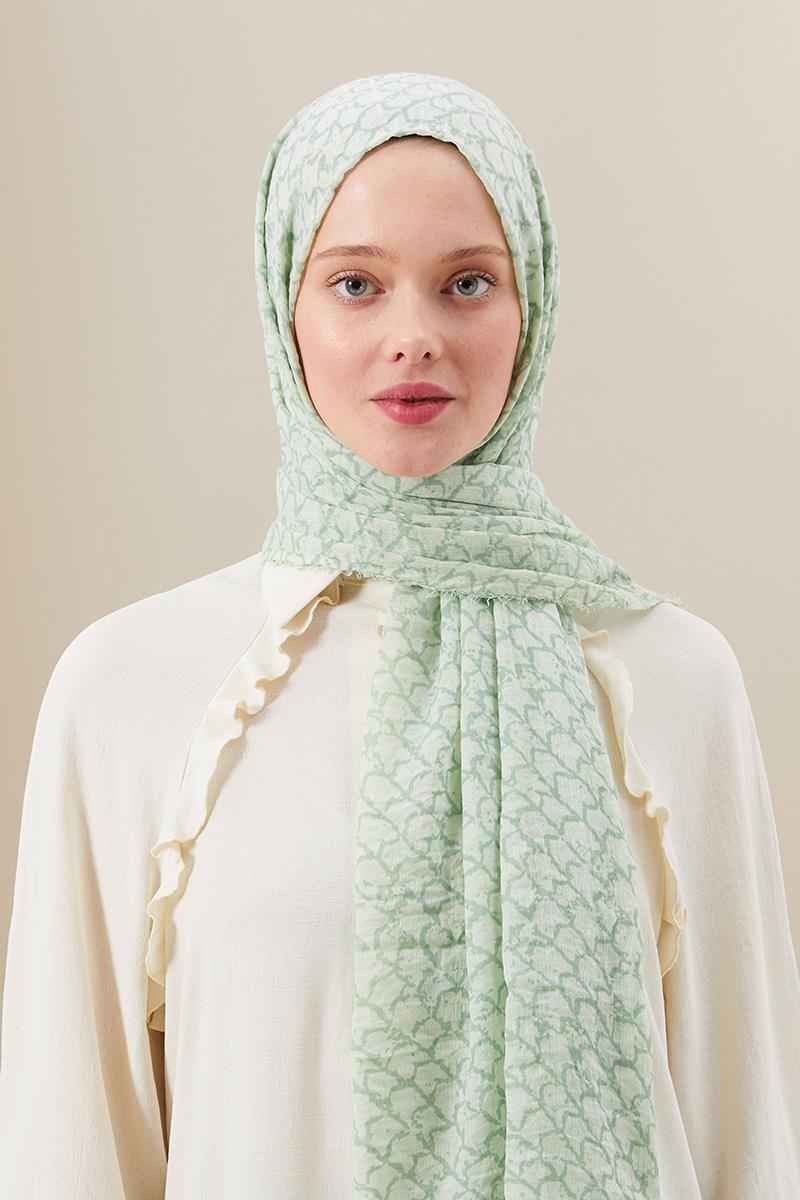 Fivescarf Mint Yeşili Morocco Comfort Line Şal
