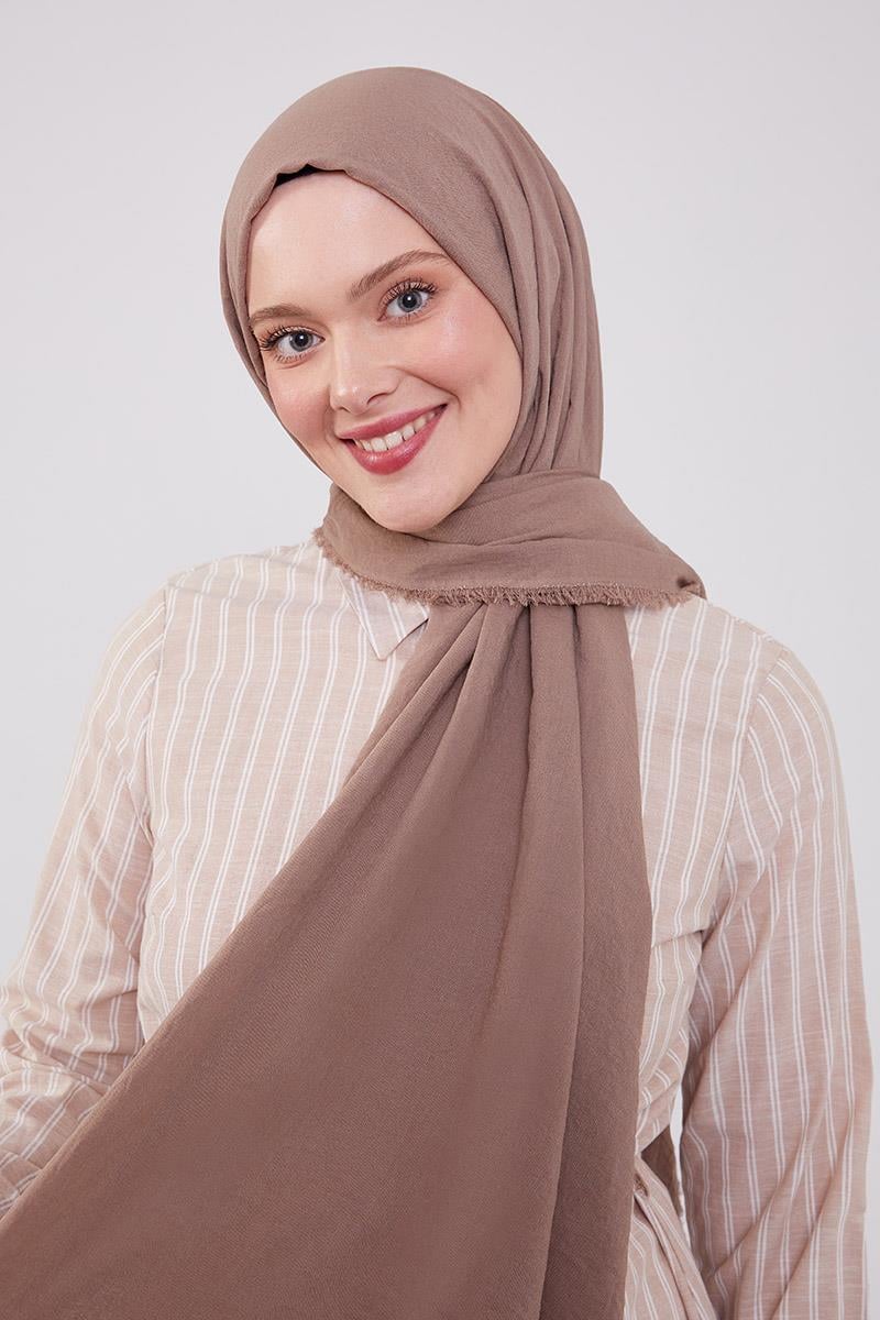 Fivescarf Mocha Maxi Cotton Şal