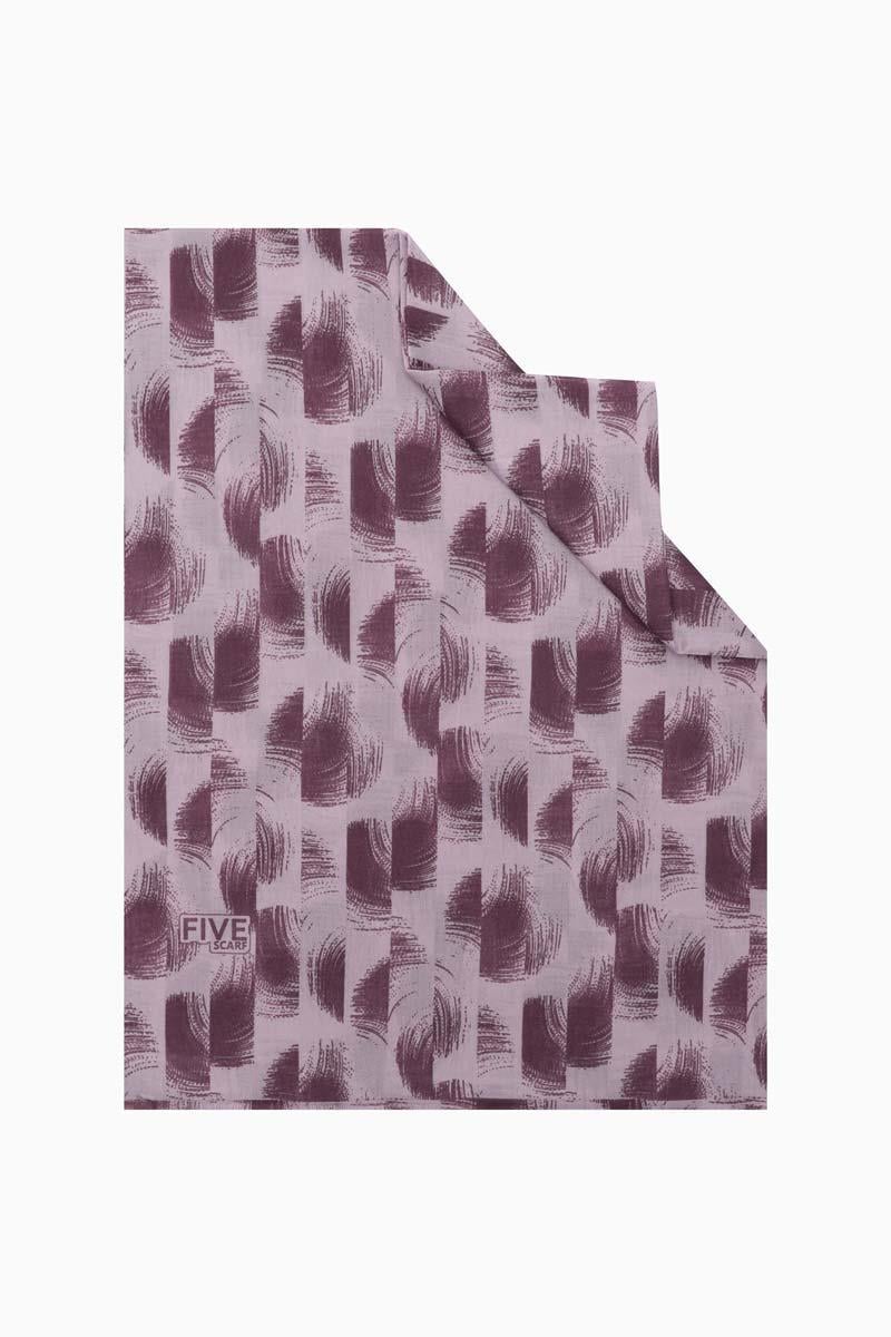 Fivescarf Mor Relax Sarmal Batik Şal