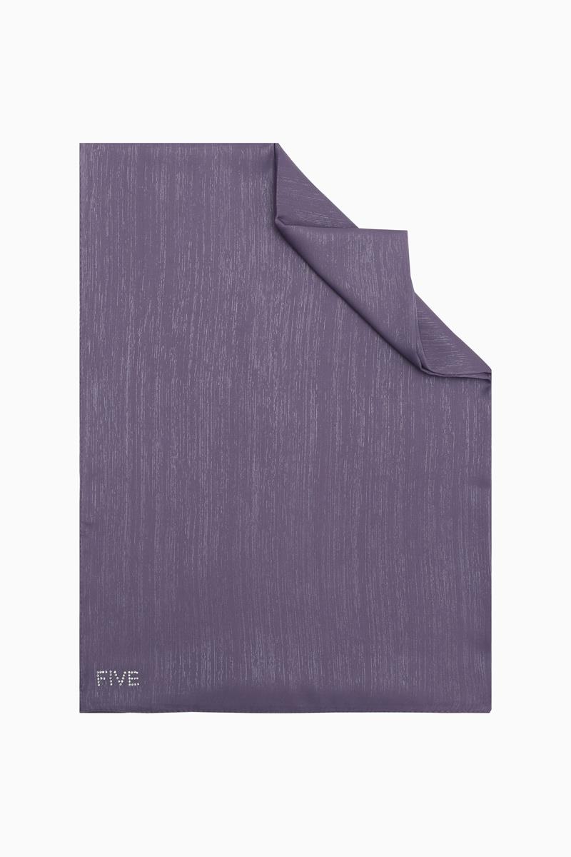 Fivescarf Mor Simli Elmas Abiye Şal