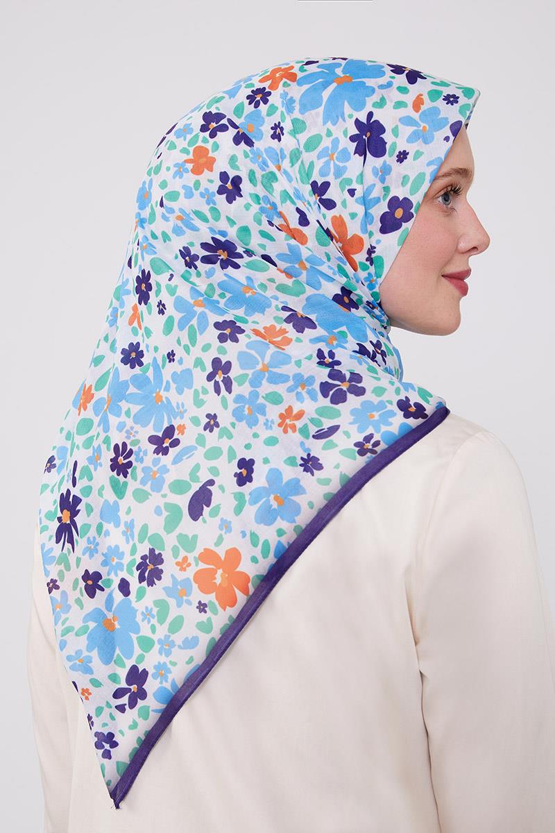Fivescarf Mor Soft Cotton Eşarp