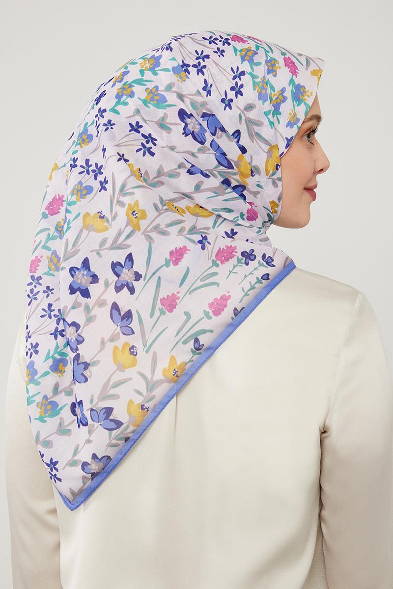 Fivescarf Mor Soft Cotton Eşarp