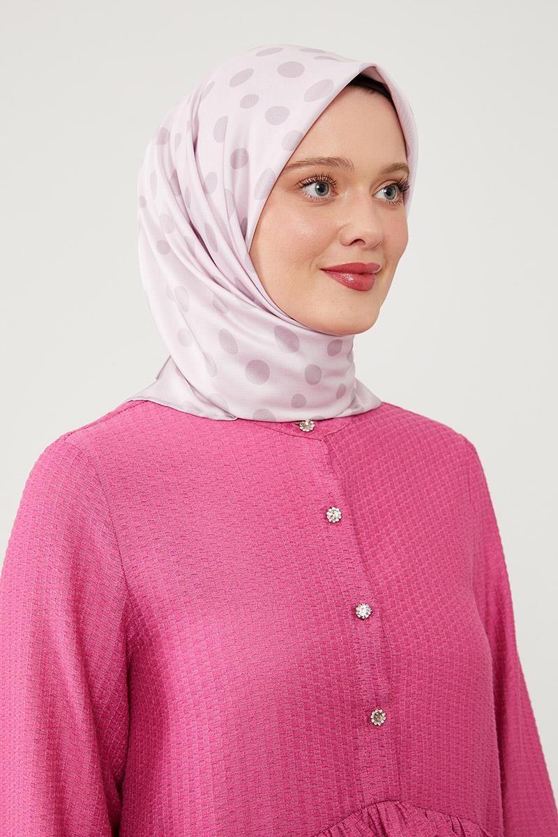 Fivescarf Nude Twill Digital Eşarp