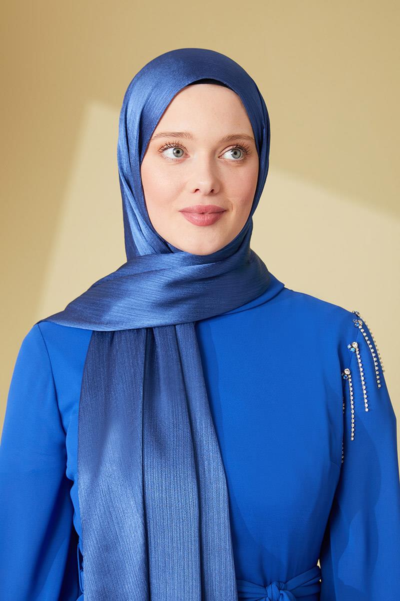 Fivescarf Parlament Mavisi Janjan Abiye Şal