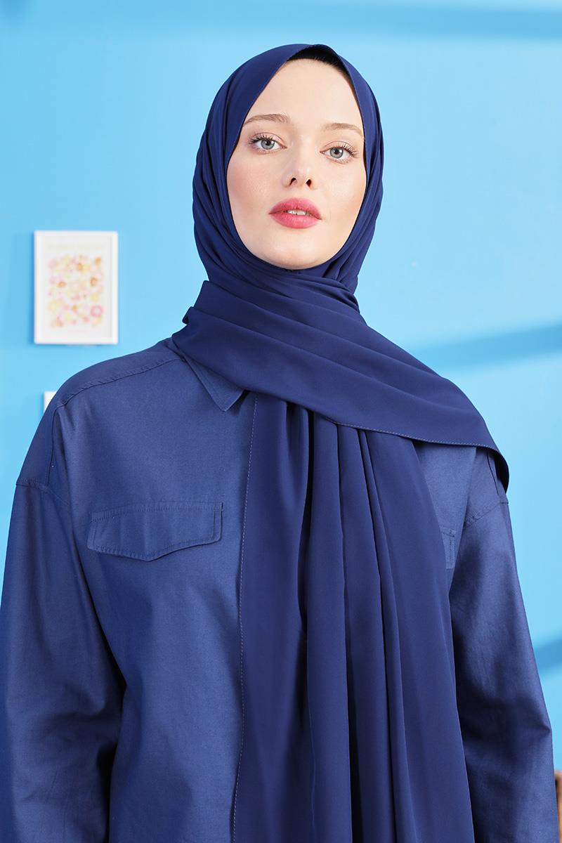 Fivescarf Patlıcan Moru Magic Şal