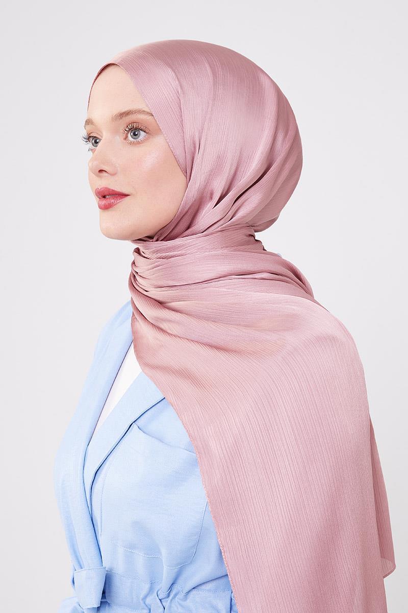 Fivescarf Pembe Brillant Abiye Şal