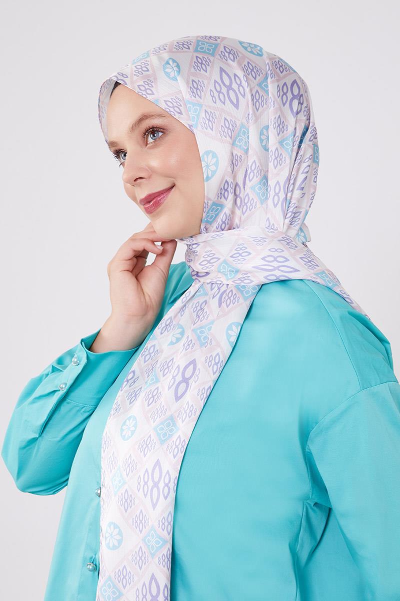 Fivescarf Pembe Damla Desen Brand Şal