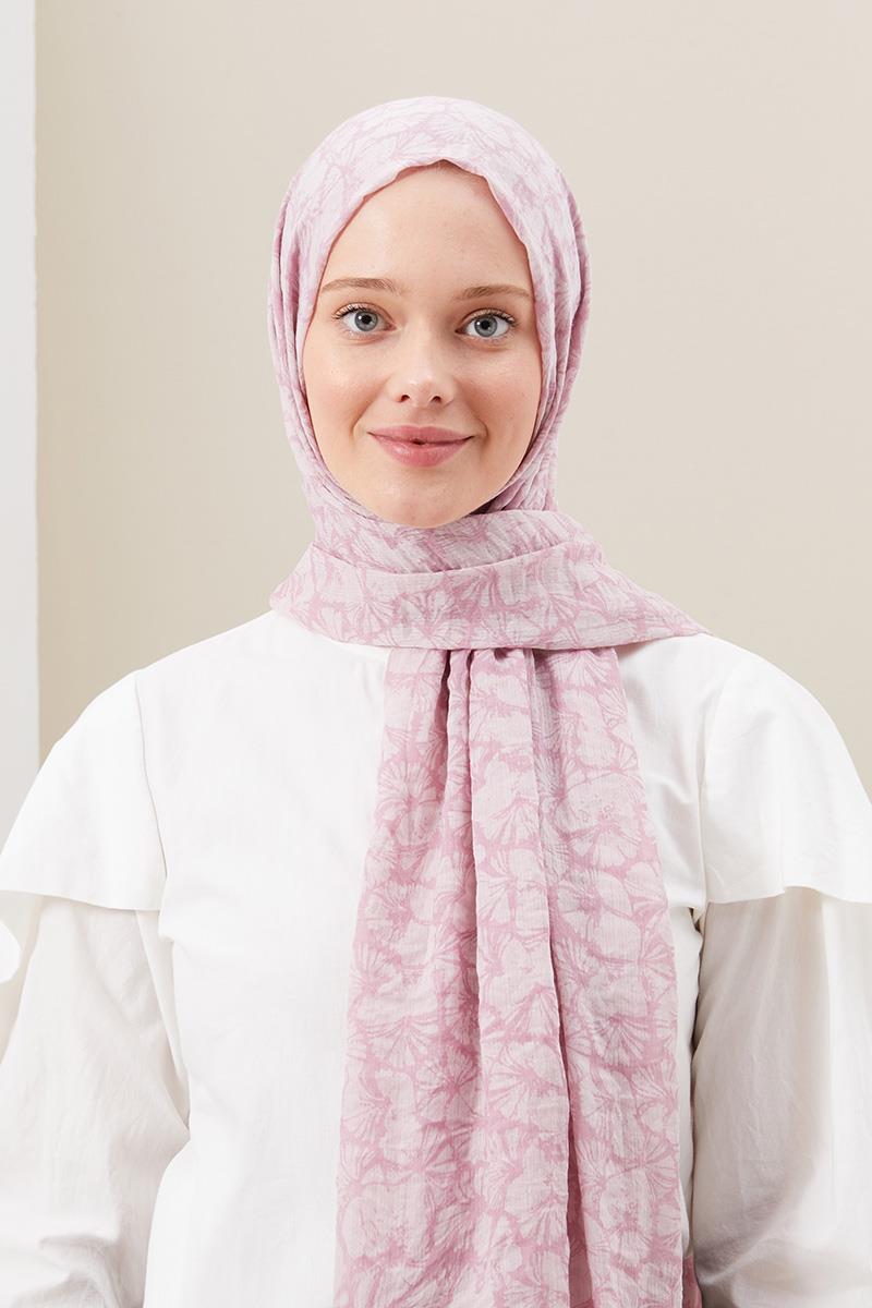 Fivescarf Pembe Ortanca Comfort Line Şal