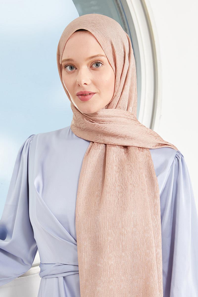 Fivescarf Safran Elmas Abiye Şal
