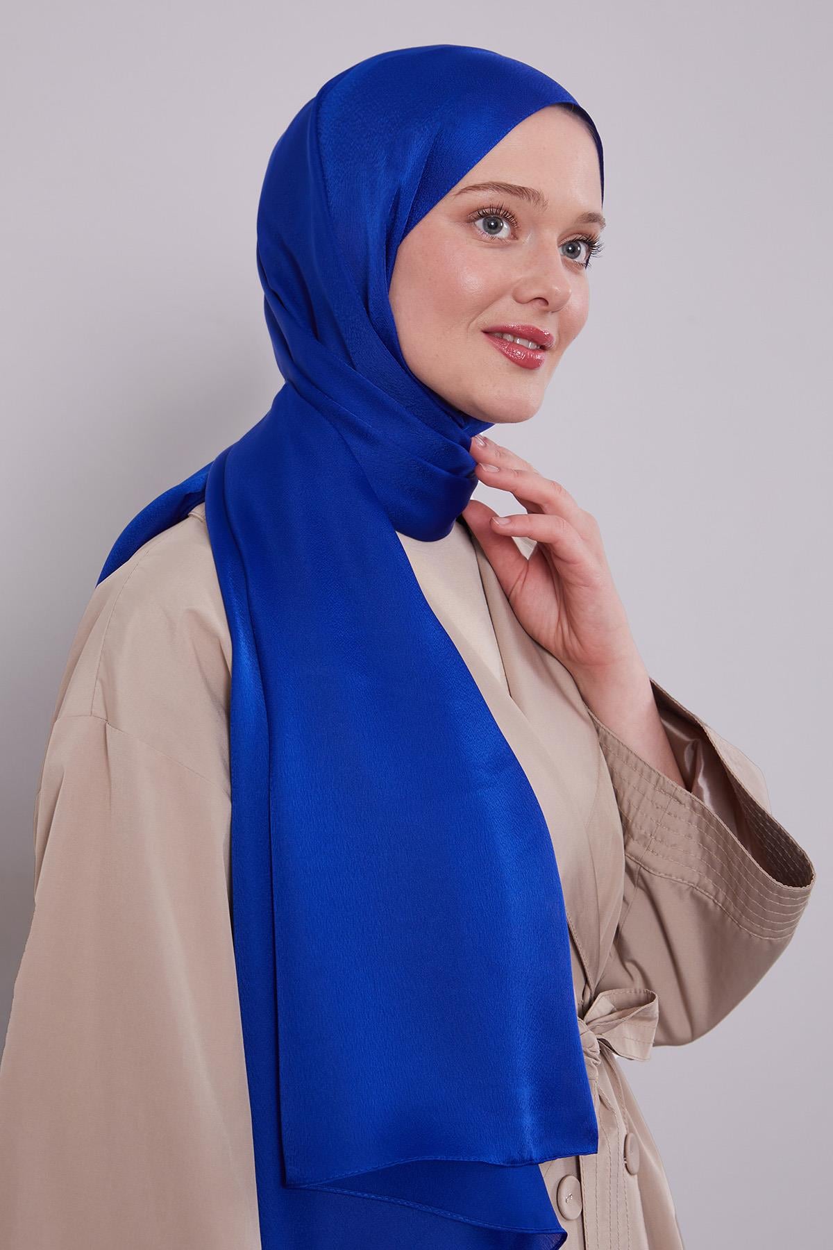 Fivescarf Saks Düz Purple Şal