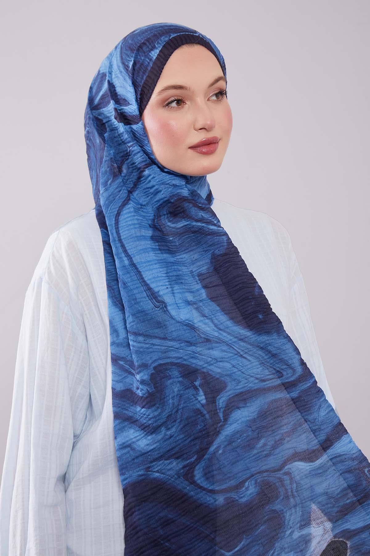 Fivescarf Siyah Aura Müslin Şal