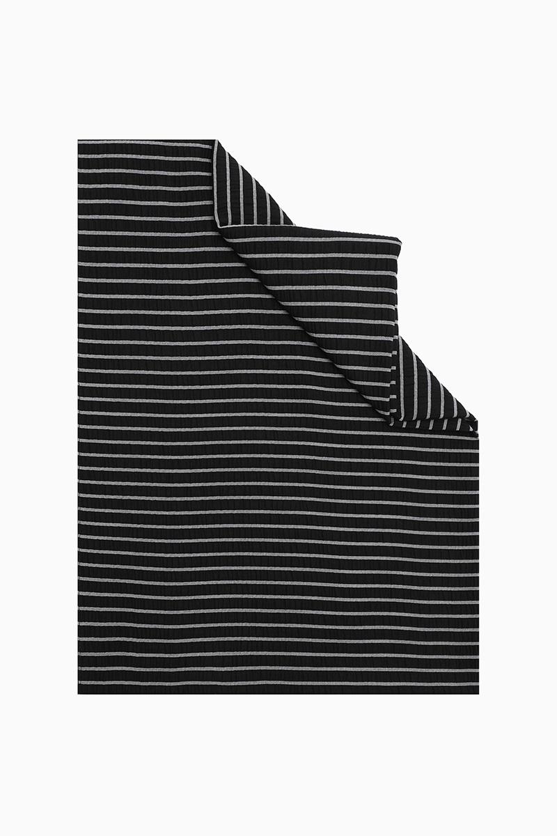 Fivescarf Siyah Çizgili Harmoni Şal