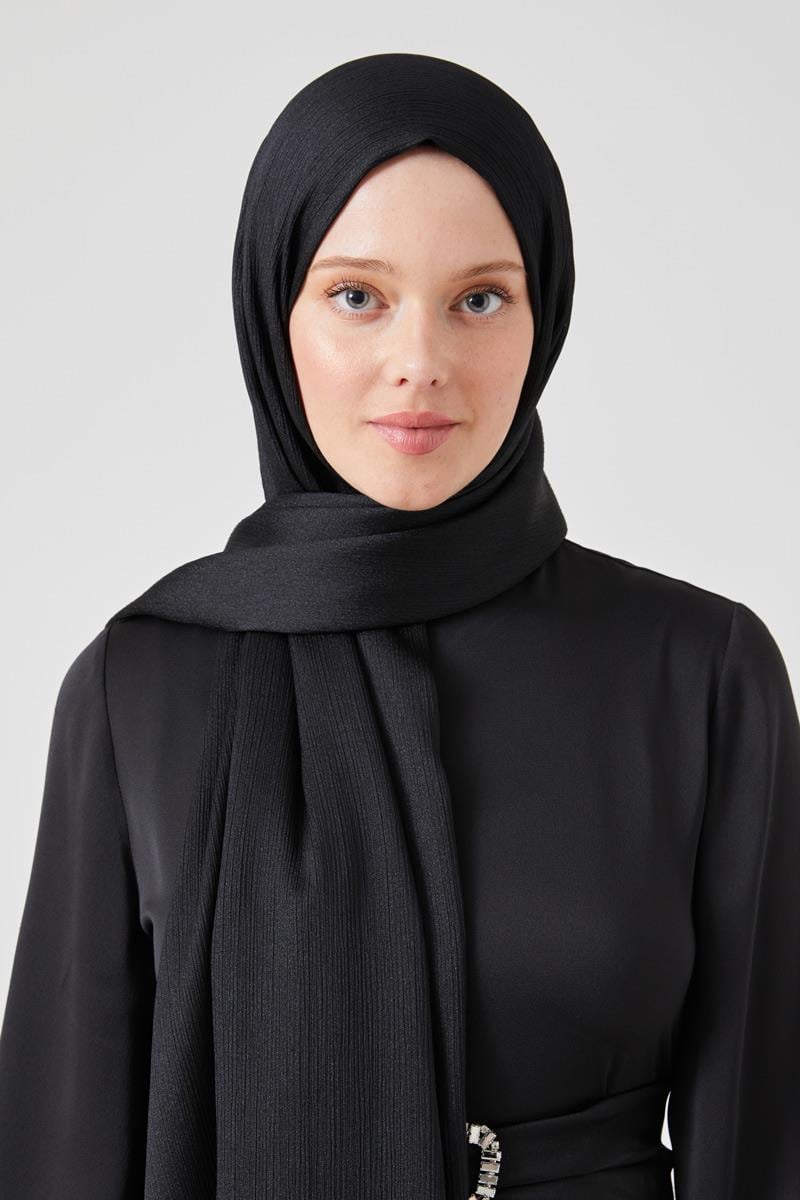 Fivescarf Siyah Crystal Şal